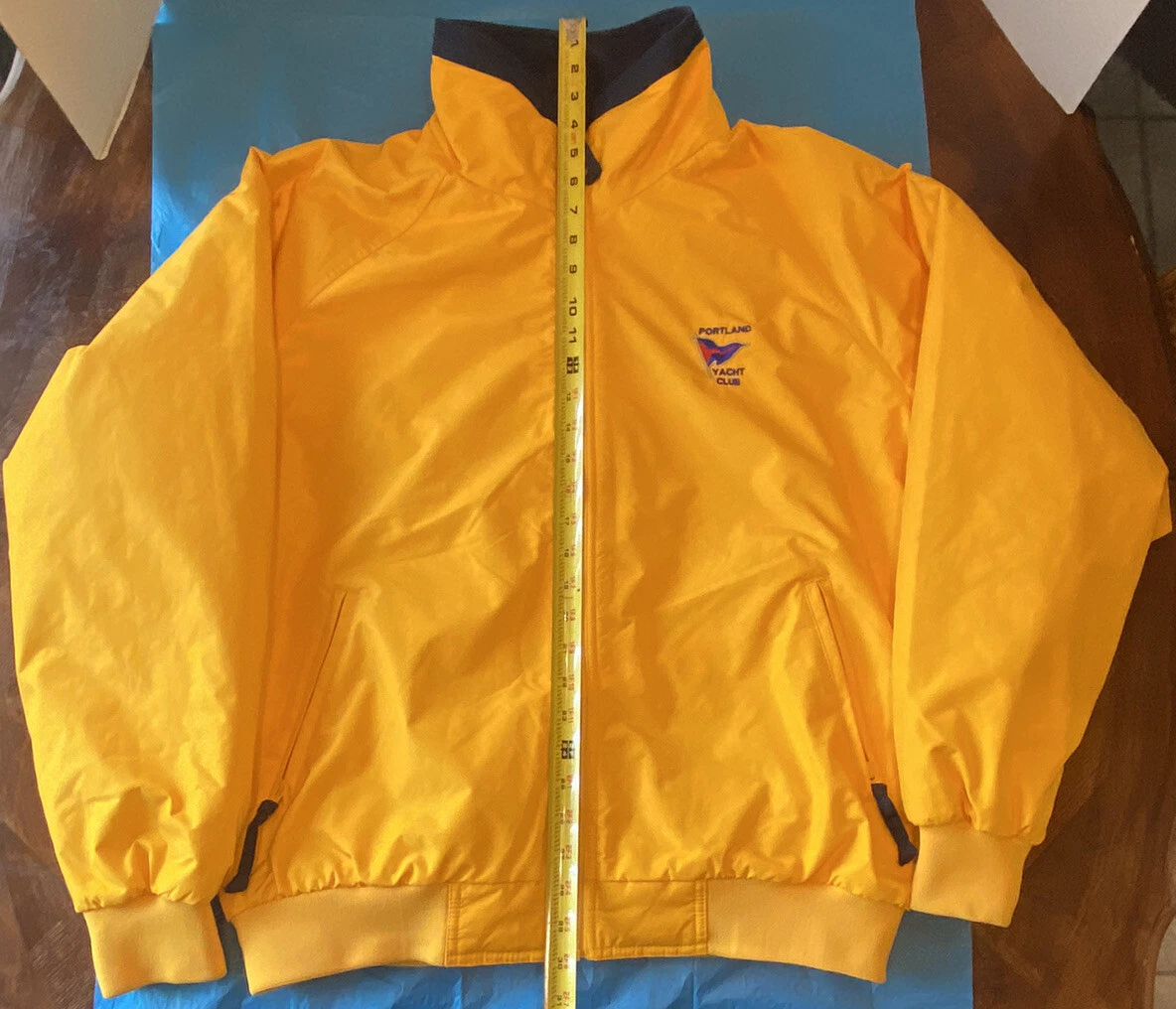 VTG Portland Yacht Club Windbreaker Jacket Mens SZ L Port Authority AS-IS! READ!