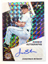 Jonathan Stiever 2021 Panini Mosaic Rookie Autograph RAM-MH RC Chicago White Sox