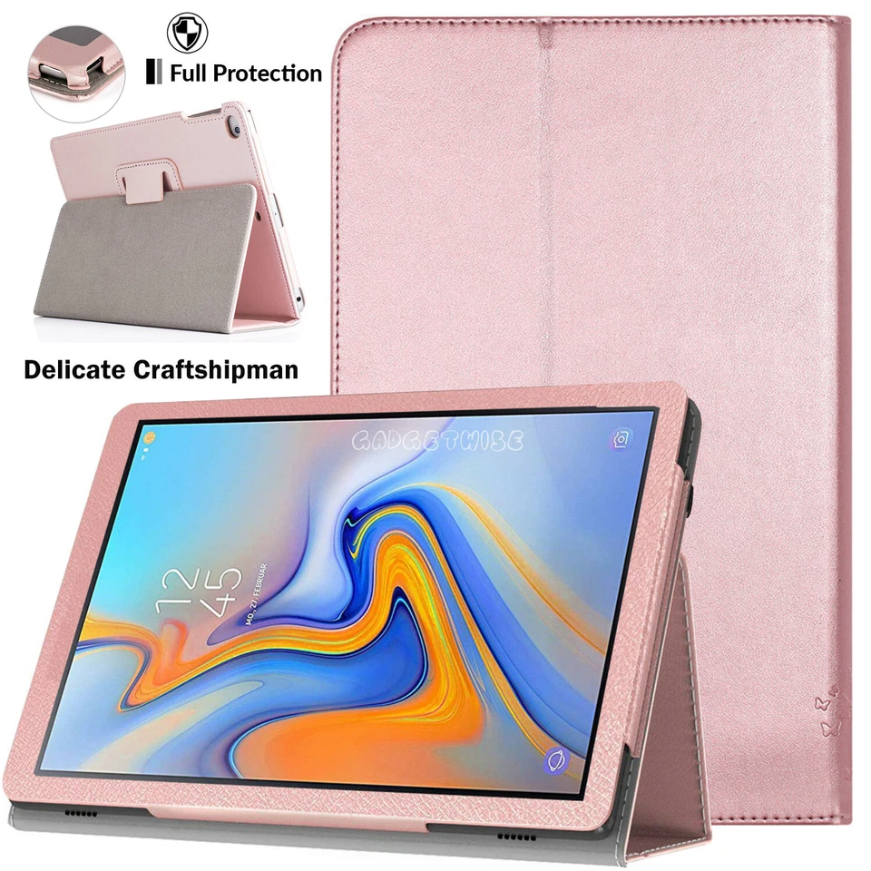 Leather Stand Smart Flip Case Cover Fits Samsung Galaxy Tab A 10.5" SM-T590/T595 - Image 2 of 4