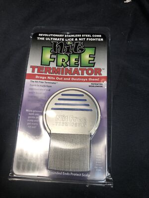 Action Terminator Nit Free Lice Comb essential Stainless Steel home virus stop