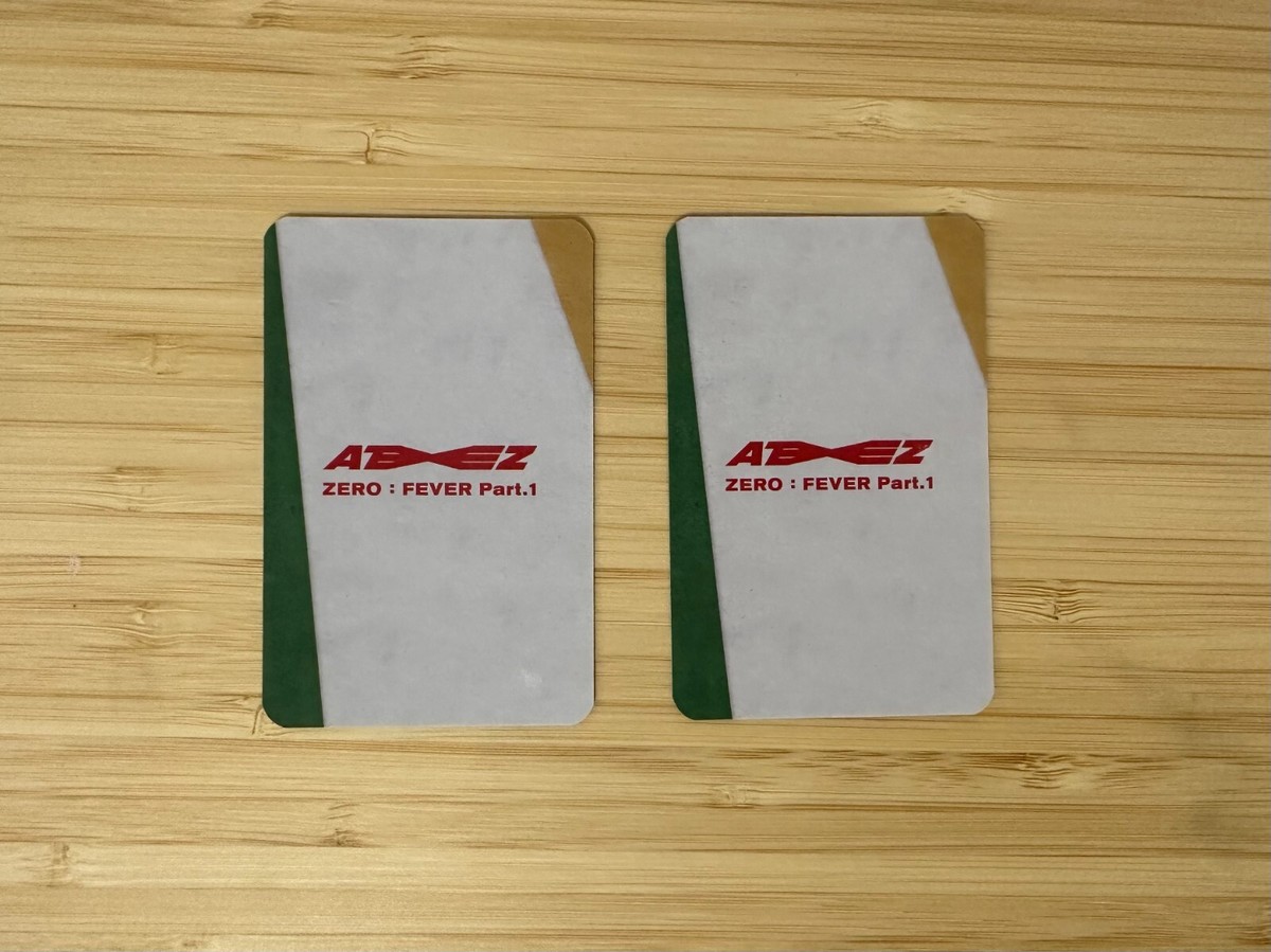 ATEEZ FEVER part.1 ホンジュン トレカ apple music ATEEZ] ZERO : FEVER Part.1 / Apple music Official Gift