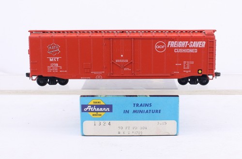 HO Athearn 1324 MKT 50’ Enchufe Puerta Caja Coche Kadees MKT 1789 | Zustand: Used