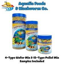 Community Tropical Fish Flakes. With FREE 12-Type Pellet Mix  4-Type Wafers Mix