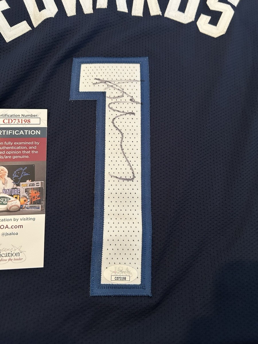 【PSA】 Anthony Edwards直筆サイン入りジャージ Anthony Edwards Signed Authentic Minnesota Timberwolves Jersey JSA