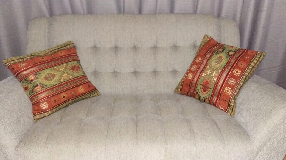 Fundas de almohada turcas - Funda individual - Funda tapiz de cojín para salón Foto 2 de 4