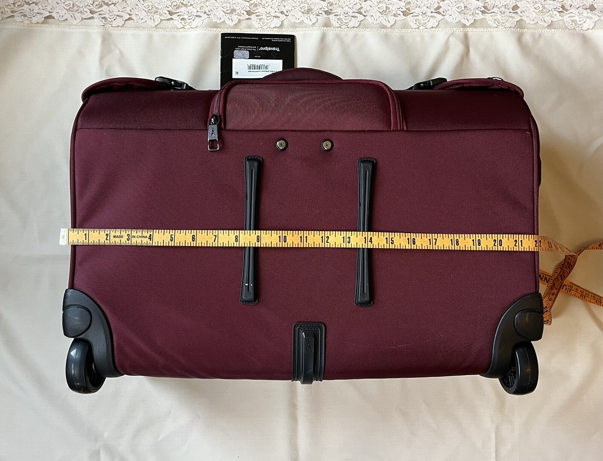 TRAVELPRO CREW 10 MERLOT ROLLING GARMENT BAG CARRY-ON NWT