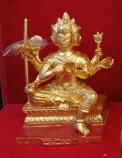 Thai Amulet Phra Phrom Statue LP KEE Good lucky Wealth Success Business Rich