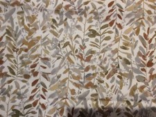 Gewächshaus Stoff F1452 goldene Krypton Blätter Ranken traditionell 2 Yards voll NEU
