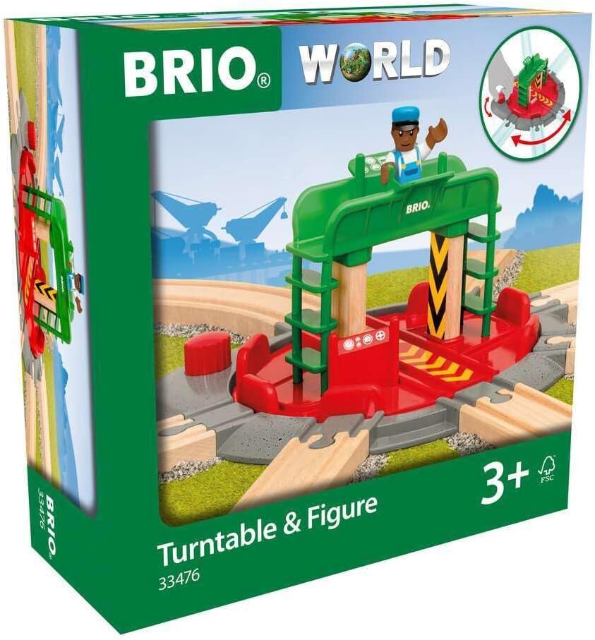 Wooden Train Turntable BRIO World Wooden Turntable Figure