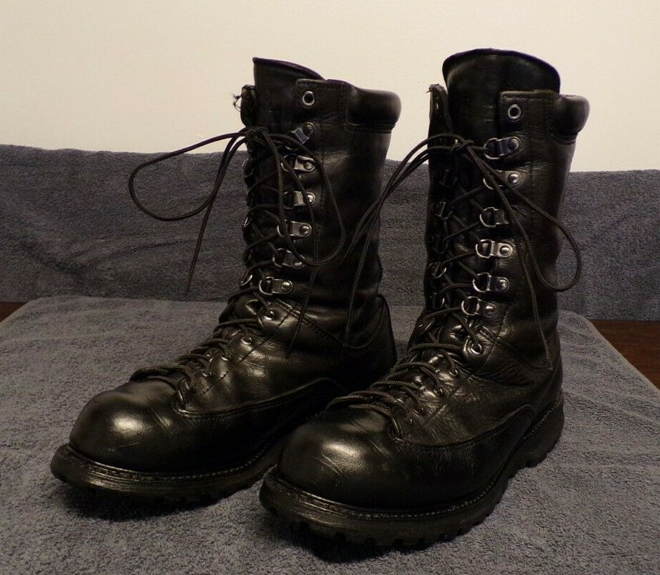 Leather Logger Fire Fighter Work boots 