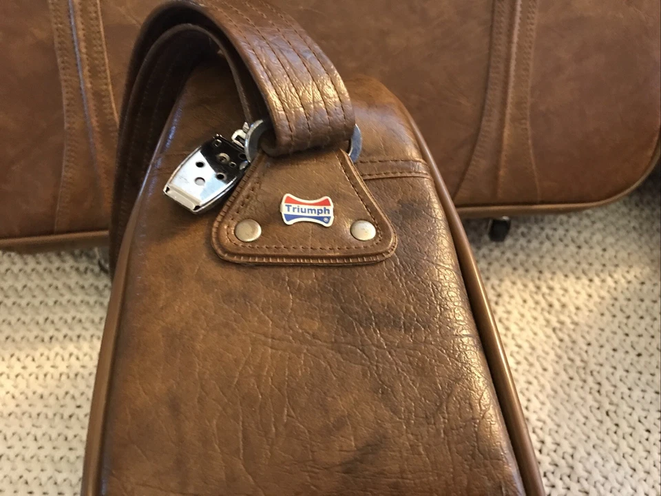 Juego de 4 piezas de equipaje de colección American Tourister Mustang marrón llaves blandas cajas bonito Foto 4 de 4