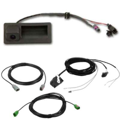 Rückfahrkamera + Original Kufatec für Audi MMi 3G Q5 8R A6 C7 4G A7 Kabelbaum