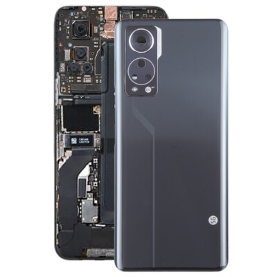 For ZTE Axon 30 5G A2322 Back Cover with Camera Lens Cover black