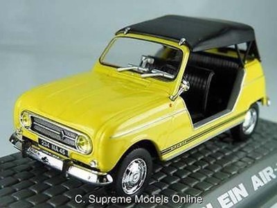 1968 RENAULT 4 PLEIN AIR 1/43R GRÖSSE GELB MODELL AUTO SOFT TOP VERSION R0154X{:}