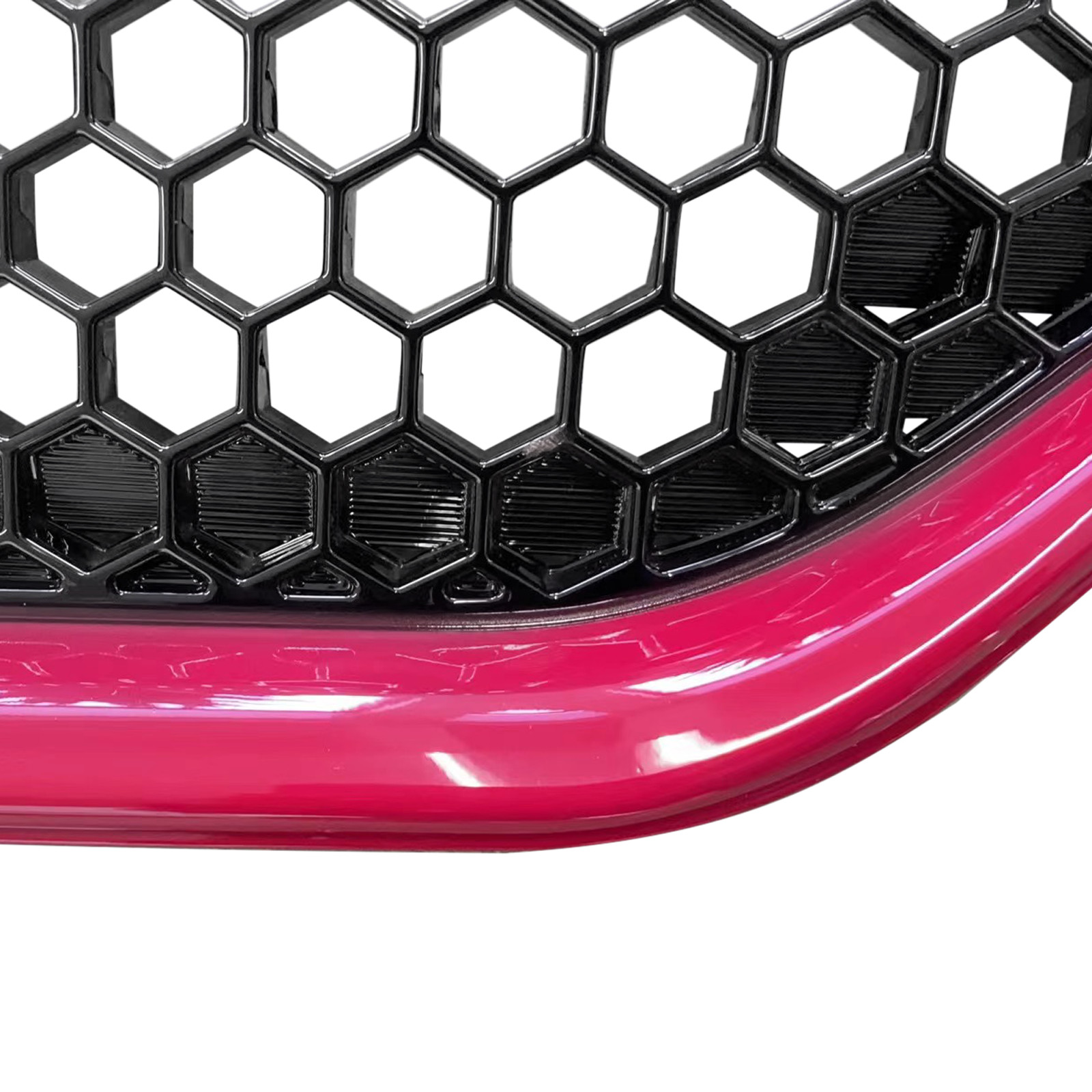 Front Bumper Black Grille Grill Red Trim Stripe Assembly FIT 2022-23 Subaru WRX