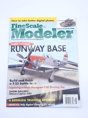 Fine Scale Modeler May 06 Tiran 5 T-55 F-80C Avenger USS Intrepid USS Yorktown G