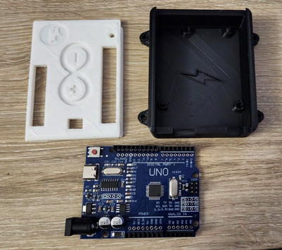 ATmega328P Development Board + Black & White Protective Case + USB-C Cable 