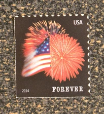2014USA #4855 Forever The Star Spangled Banner - From (APU) Booklet    Mint NH