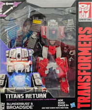 Transformers Titans Return Voyager Broadside & Blunderbuss Transforming