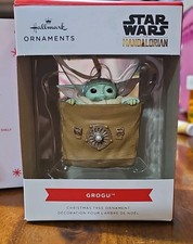 Hallmark Star Wars Mandalorian Grogu Christmas Tree Ornament