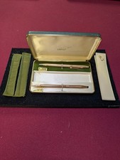 Vintage Cross Classic Century 14K Gold Filled Pen Set W/ Case - Made In USA