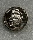 Vintage 1984 USS Constitution Mint  1 oz 999 Silver Round ~ Provo UT ~ Nice