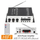 Stereo Power Amplifier with Bluetooth -Dual Channel Audio Receiver USB/AUX input