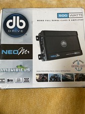 DB Drive Neo M1 Mono Full Range Class D Marine Grade Amplifier New in Box