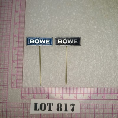 Vintage BOWE BÖWE Systec Engineering East German Germany GDR Pin 2/1 LOT 817