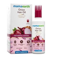 Mamaearth Onion Hair Oil for Hair Growth  Hair Fall Control with Redensyl 150ml