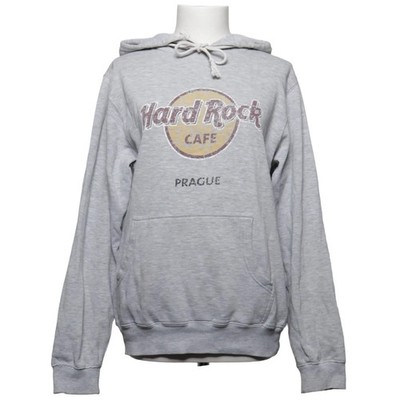 Hard Rock Cafe, Kapuzenpullover, Größe: M, Grau, Baumwolle/Polyester, Print #T2Q