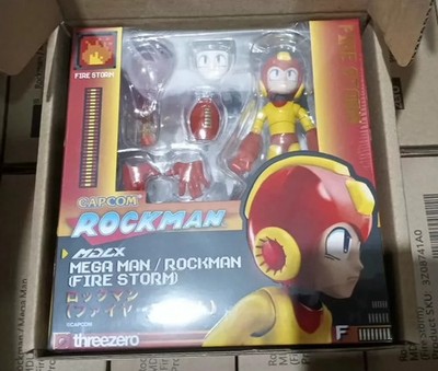 ThreeZero 3A MDLX Mega Man Fire Storm Action Figure Collectible