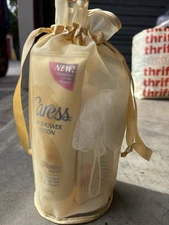 Caress Glowing Touch Shea Cream  Body Wash (18 Oz) + Lotion (8.5 Oz) + Bar Set.