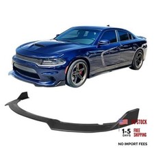 , Front Bumper Lip Compatible with 2015-2023 Dodge Charger SRT, V1 Style ABS