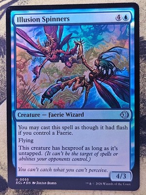 Illusion Spinners 55 Uncommon Lorwyn Eclipsed Magic: The Gathering Foil NM
