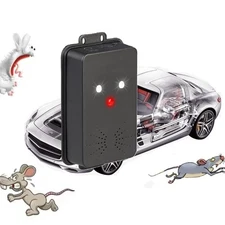 Car Ultrasonic Mouse Repellent for Rodent Pest Control Device for 430 ft²