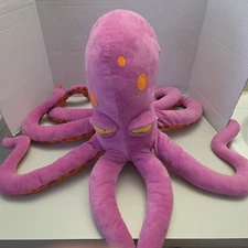 The Simpsons Purple Octopus Plush Jumbo Stuffed Animal Universal Studios Squid