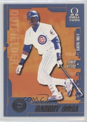 1999 Pacific Omega 5-Tool Talents Sammy Sosa #12 00em
