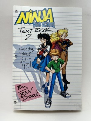 Ninja High School Textbook 2 Ben Dunn Antarctic Press Manga Comic Book TPB 2000