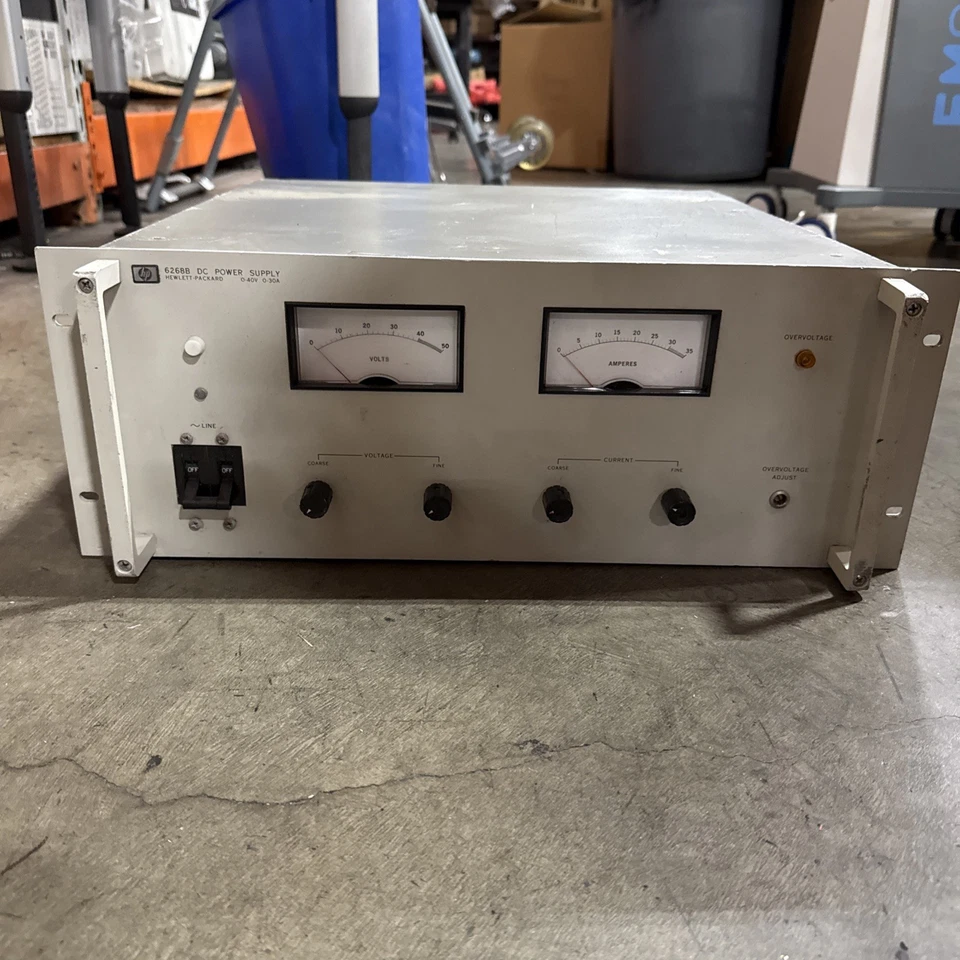 Hewlett Packard HP 6268B DC Power Supply 0-40V 0-30A 115V - Image 2 of 2