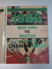 2025 Leaf History Book 1986 World Series Mets Red Sox Relics Carter Clemens #2/2