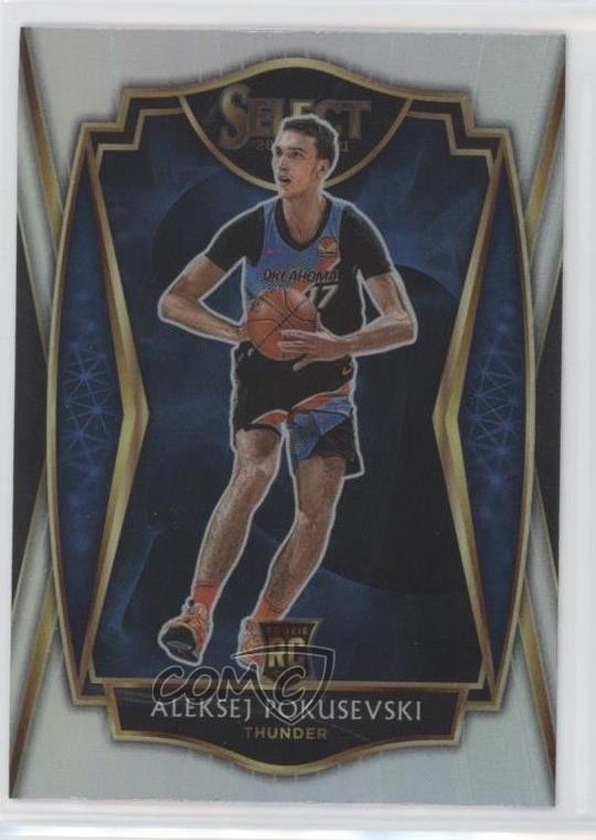 2020-21 Panini Select Premier Level Silver Prizm Aleksej Pokusevski #176 02ez