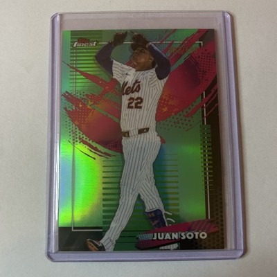 2026 Topps Finest Juan Soto Rare Parallel 063/199 Mets