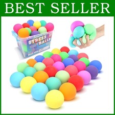 Multi-Colored Stress Balls - 32 Pack Classroom Must-Have