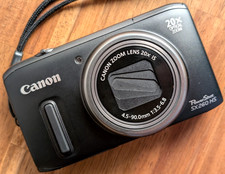 N MINT Canon PowerShot SX260 HS Black 12.1MP 20x Digital Camera Inglese ok Gi...