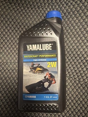 YAMALUBE 2W Watercraft 2-Stroke Engine Oil LUB-2STRK-W1-12 Quantity 1 = 1 Quart