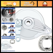 Mini Bike Rear Drum Brake Kit - Brake Shoes Assembly for 196cc Minibikes, Powers