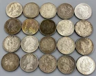 20 US Morgan Silver $1 1878-1903 mixed dates L24373