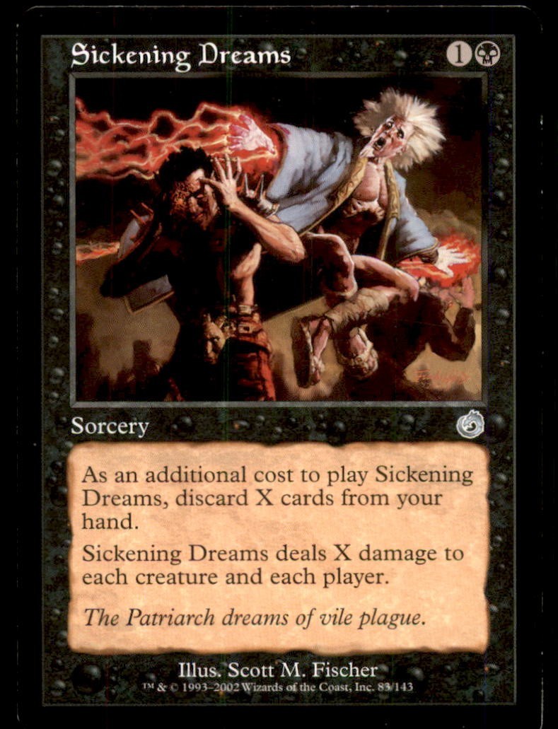 Sickening Dreams LP Light Play Torment MTG [10054]