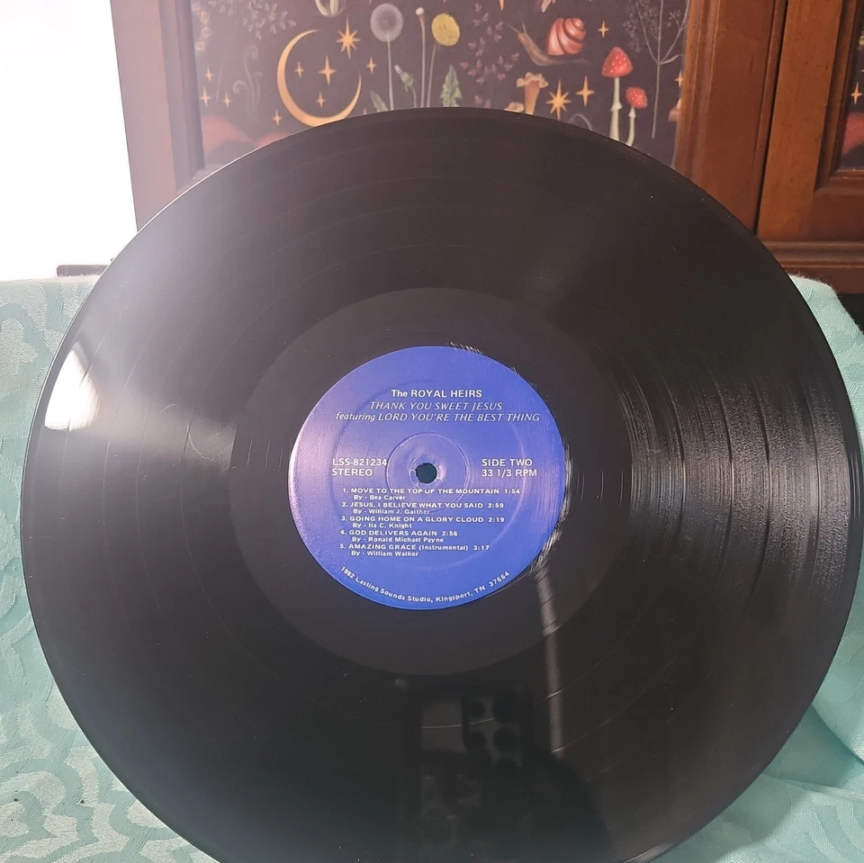 The Royal Heirs Thank You Sweet Jesus Gospel Christian Vinyl LP Record VG+ - Image 3 of 4